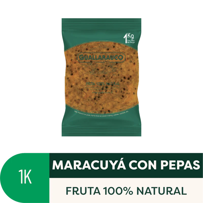 Pulpa Maracuyá con Pepa 1kg